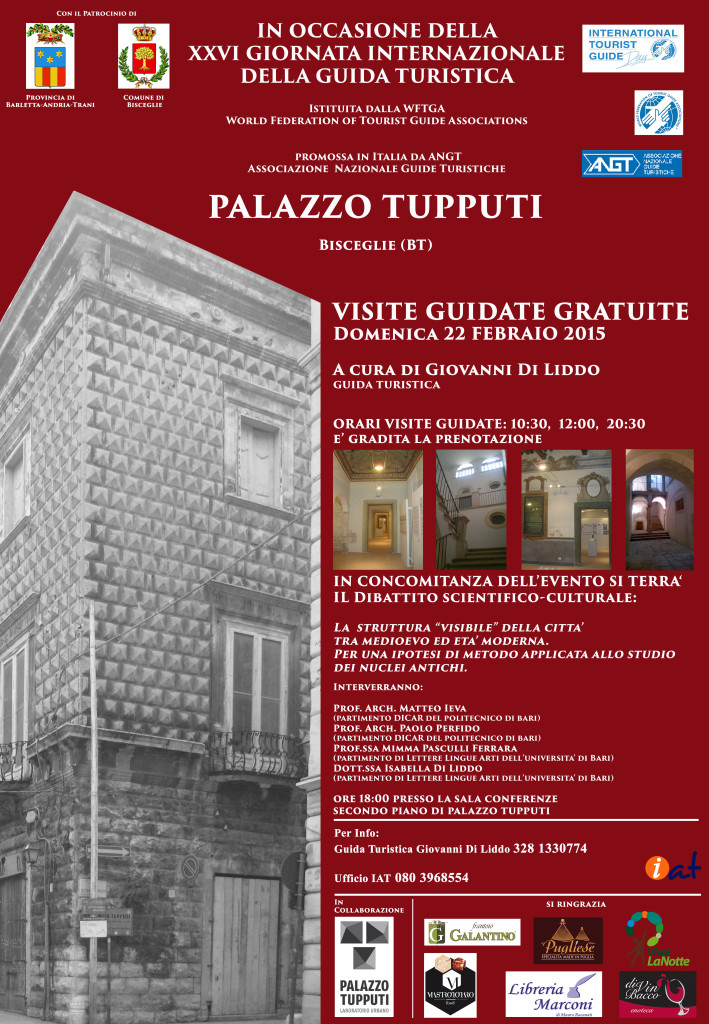 Locandina Palazzo Tupputi per ANGT